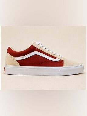 Vans Old Skool Two-Tone
Fired Brick Beige Sneakers
Men's 9.5 NWOT
